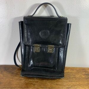 Vintage mens shoulder leather bag